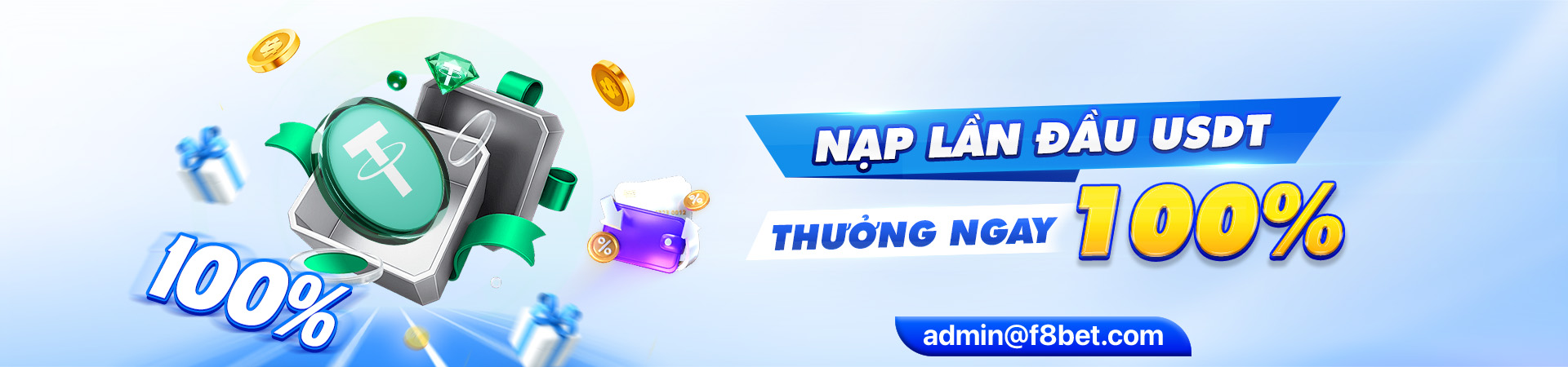f8bet banner ưu đãi giao dịch usdt nhận thưởng